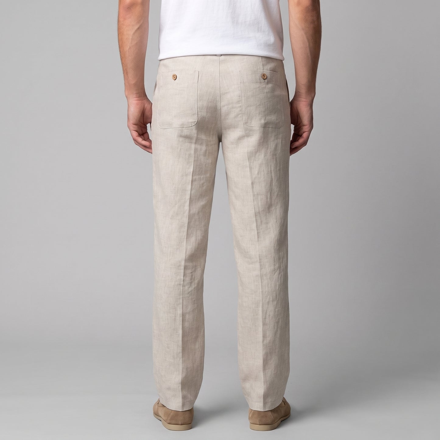 Men's Relaxed Linen Trousers