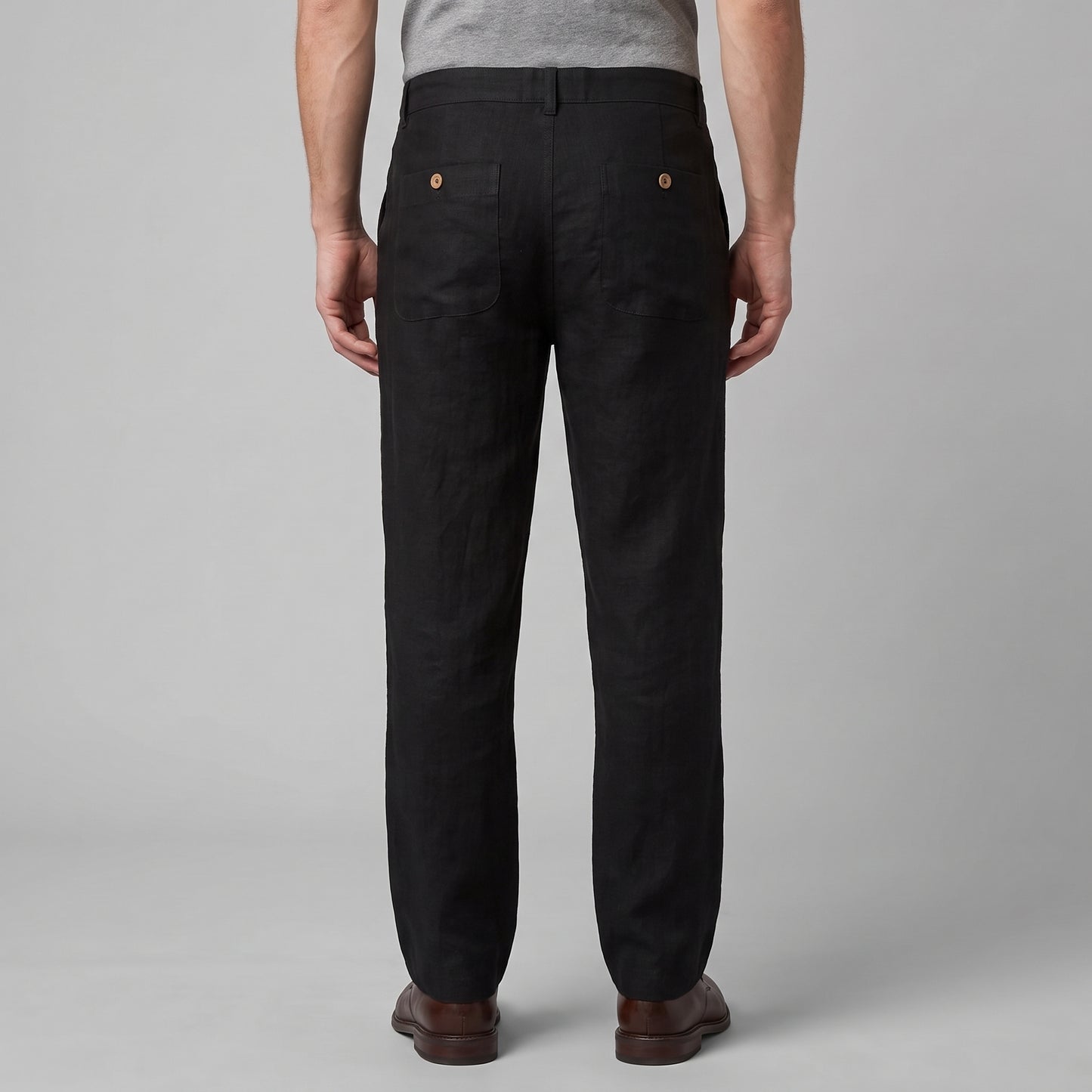 Men's Relaxed Linen Trousers