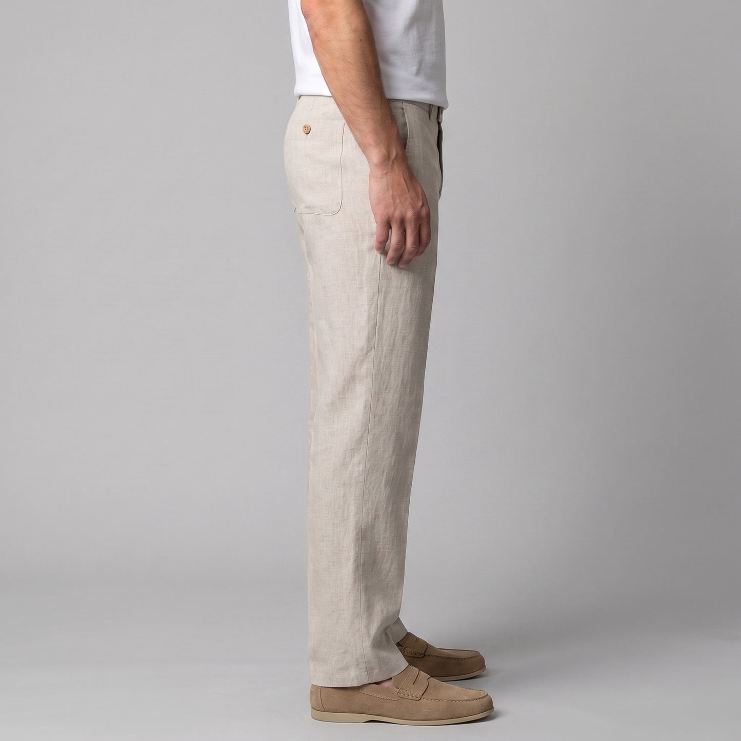 Men's Relaxed Linen Trousers