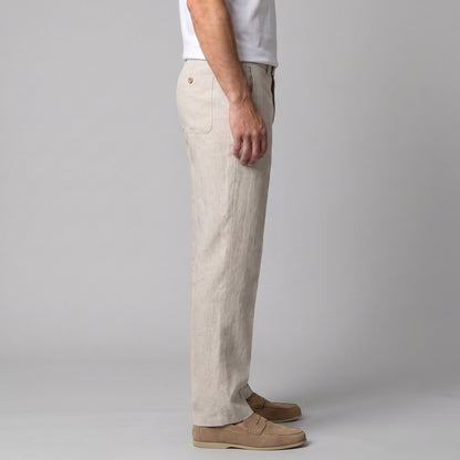 Men's Relaxed Linen Trousers