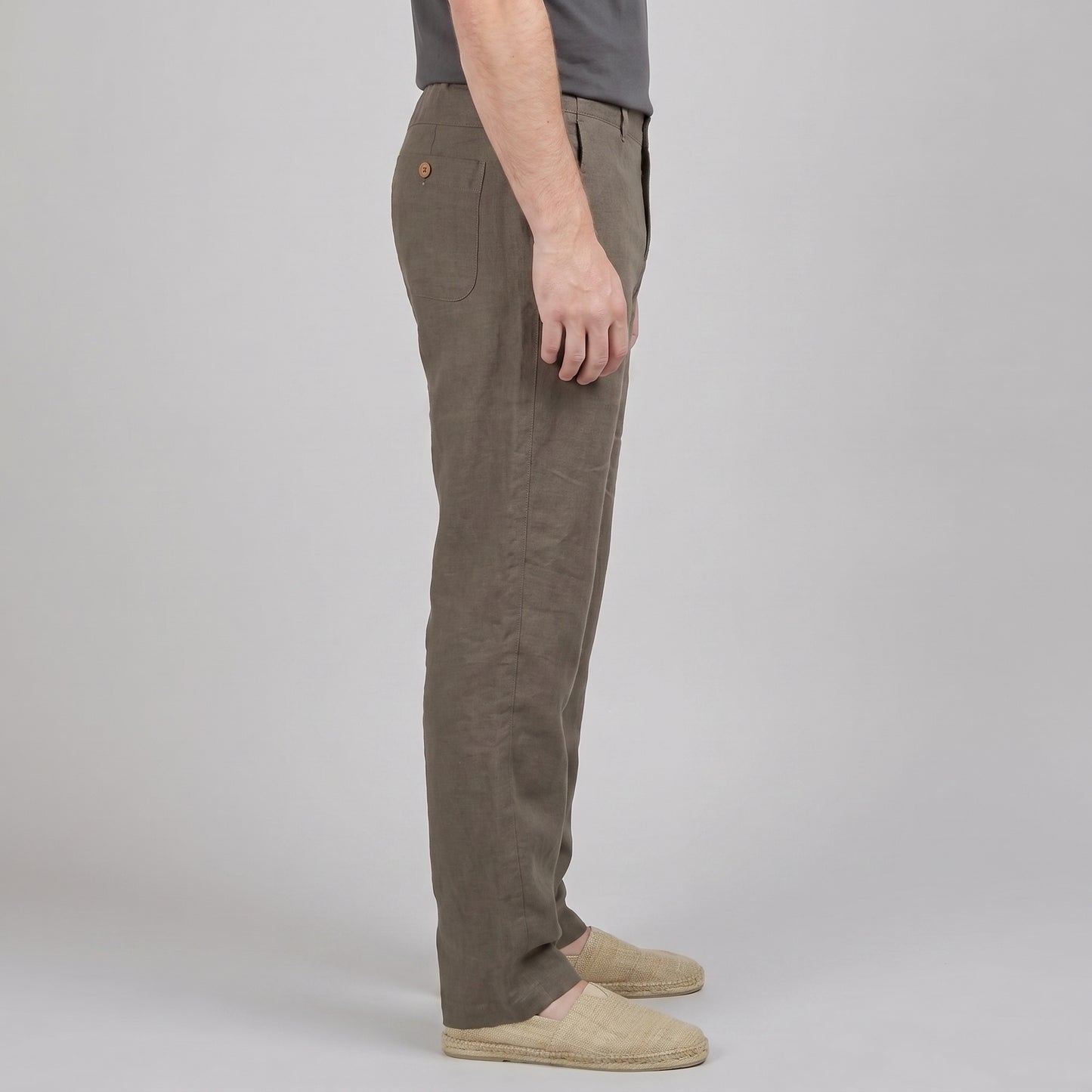 Men's Relaxed Linen Trousers