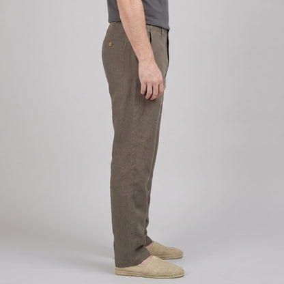 Men's Relaxed Linen Trousers
