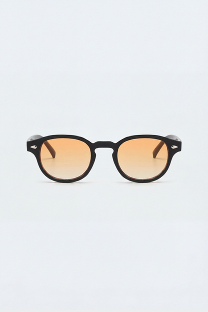 Unisex Round Frame Sunglasses with UV Protection