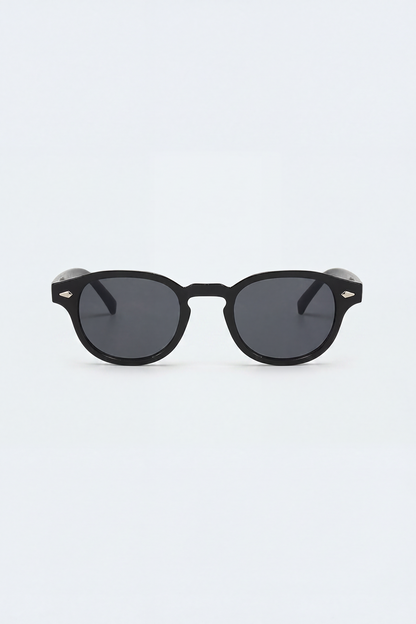 Unisex Round Frame Sunglasses with UV Protection