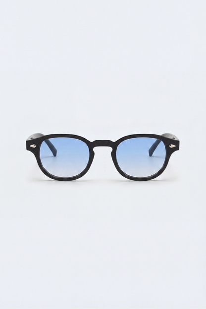 Unisex Round Frame Sunglasses with UV Protection
