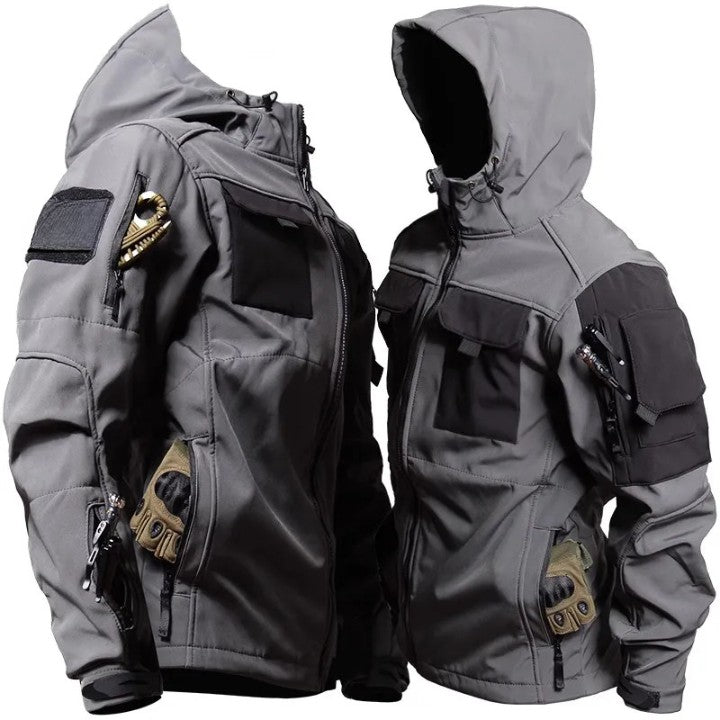 Unisex Tactical Waterproof Softshell Jacket
