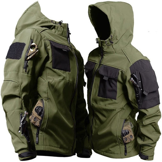 Unisex Tactical Waterproof Softshell Jacket