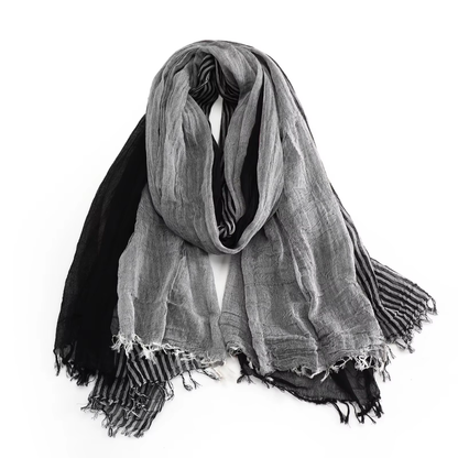 Unisex Textured Lightweight Scarf