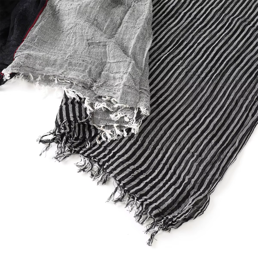 Unisex Textured Lightweight Scarf