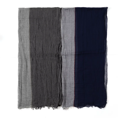 Unisex Textured Lightweight Scarf