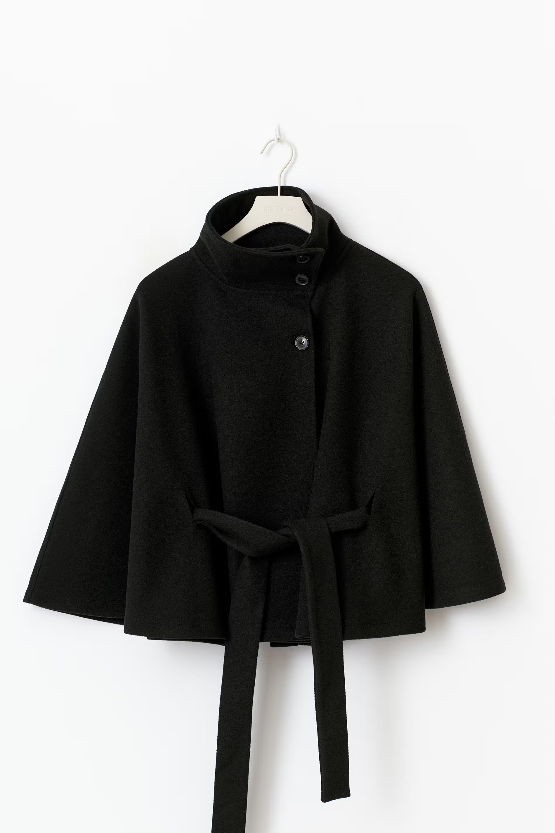 Women's Belted Funnel Neck Jacket