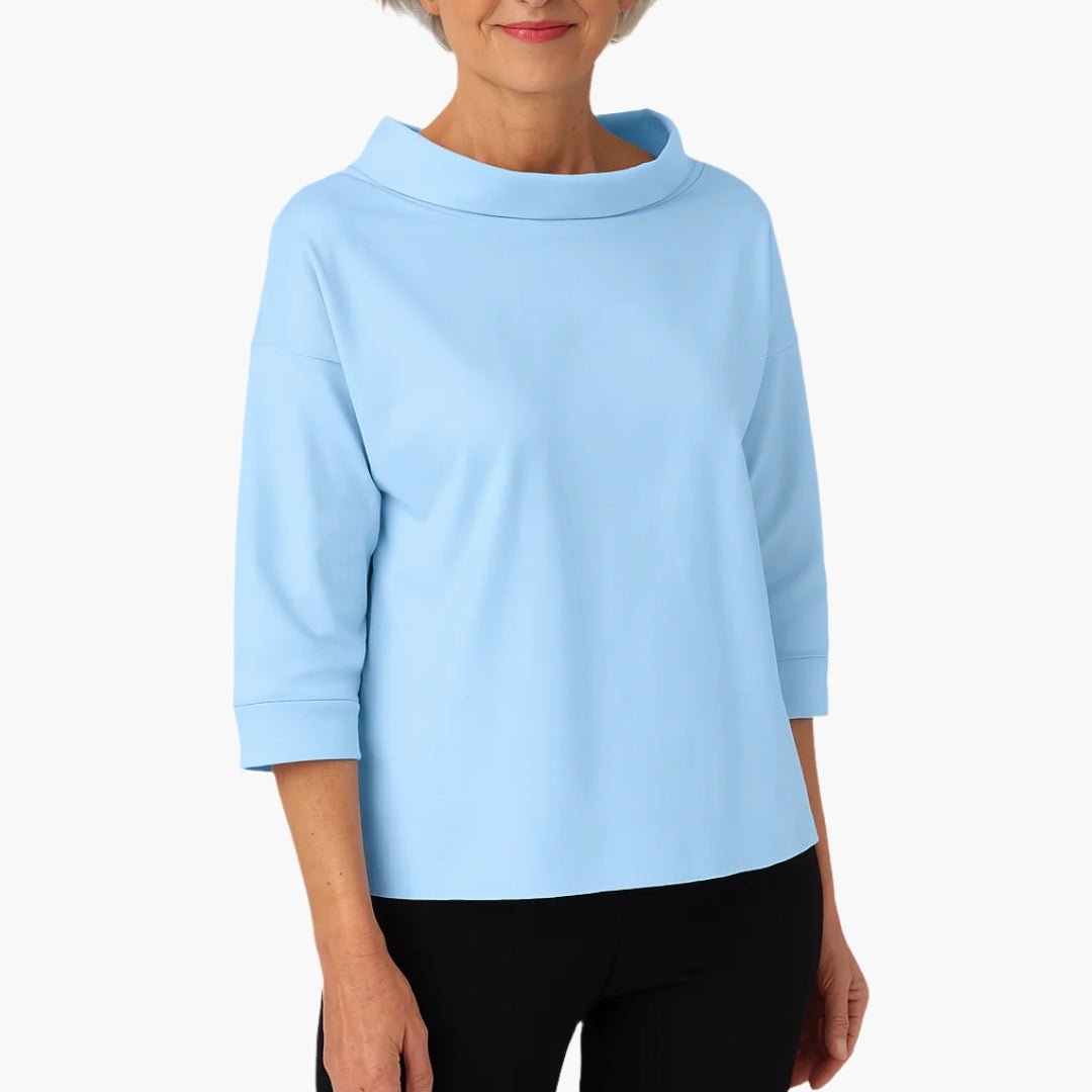 Women's Boat Neck Relaxed Fit Top