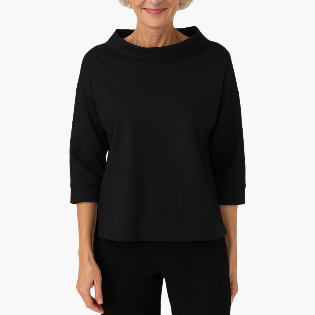 Women's Boat Neck Relaxed Fit Top
