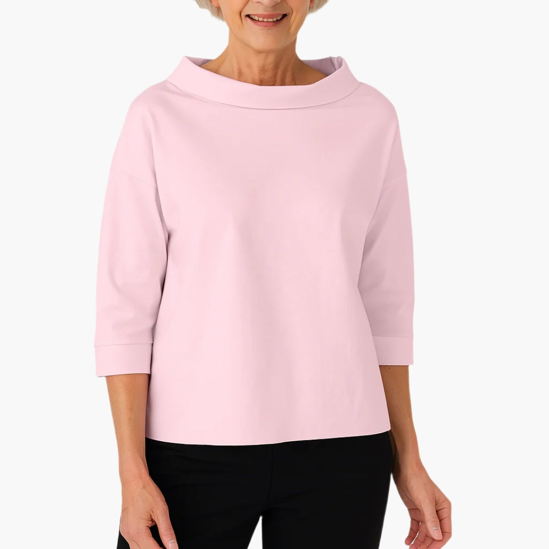 Women's Boat Neck Relaxed Fit Top