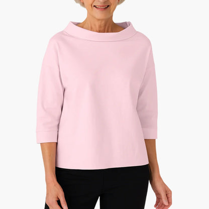 Women's Boat Neck Relaxed Fit Top