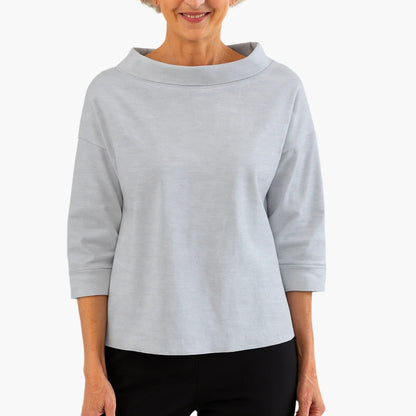 Women's Boat Neck Relaxed Fit Top