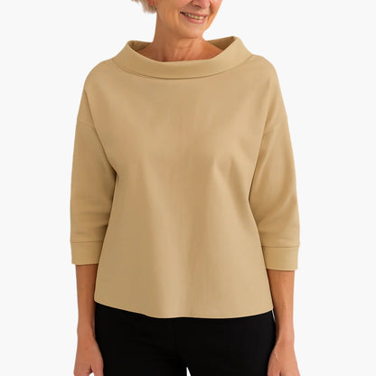 Women's Boat Neck Relaxed Fit Top