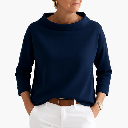 Women's Boat Neck Relaxed Fit Top