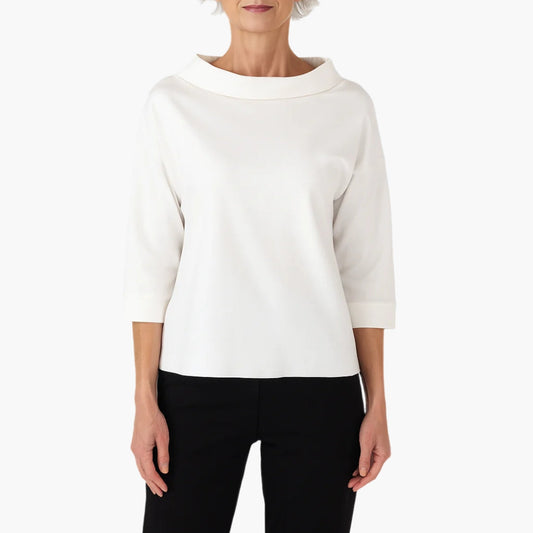 Women's Boat Neck Relaxed Fit Top