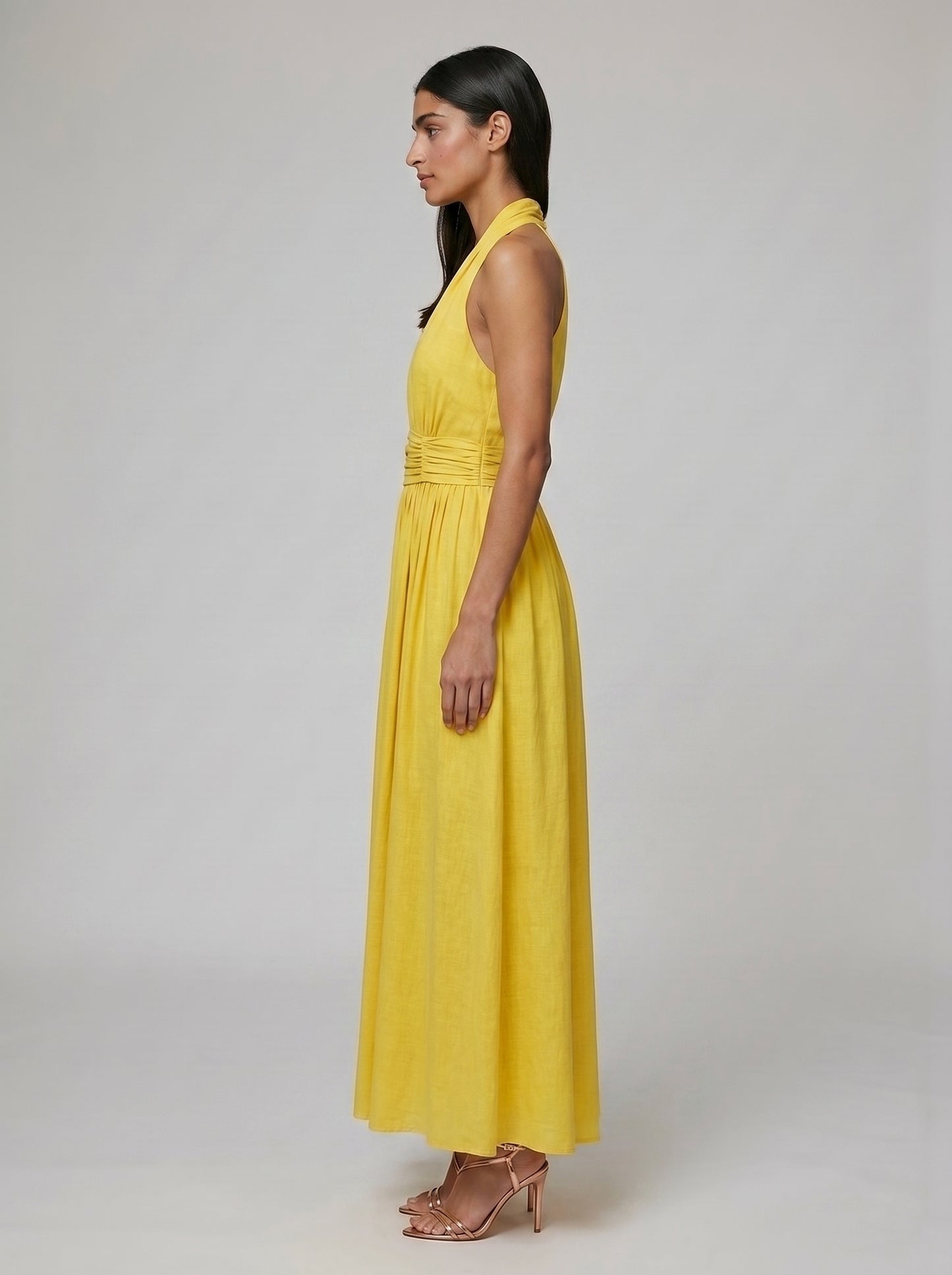 Women's Boho Halter Maxi Dress for Summer