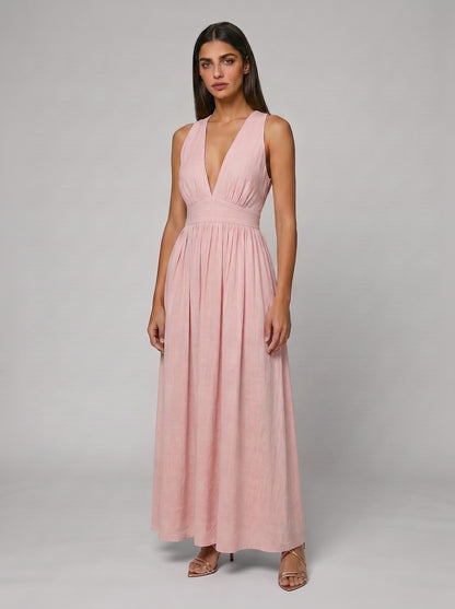Women's Boho Halter Maxi Dress for Summer