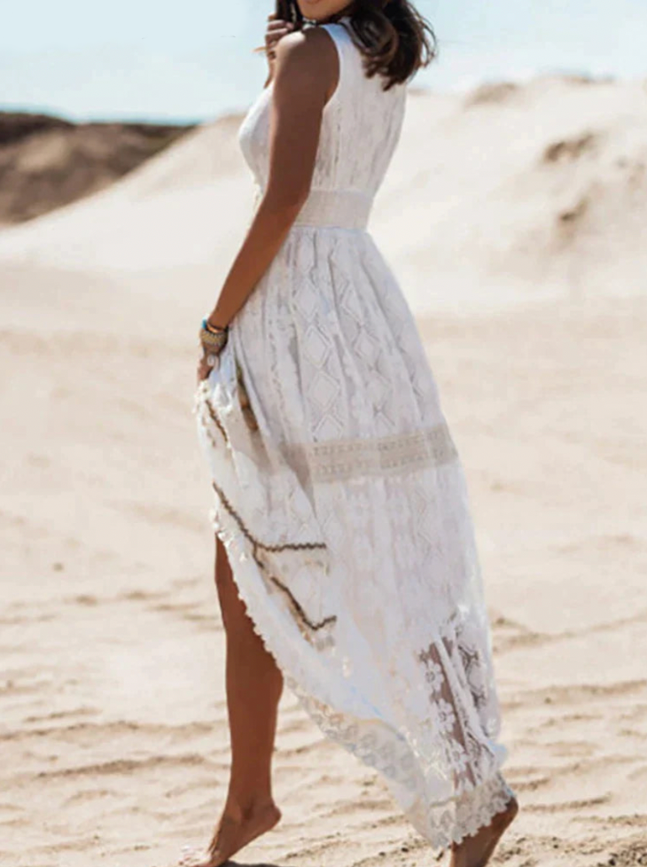 Women's Boho Midi Dress