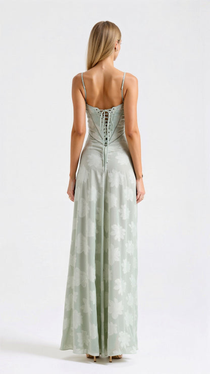 Women's Bustier Maxi Dress for Special Occasions