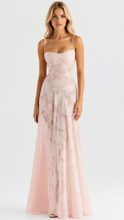 Women's Bustier Maxi Dress for Special Occasions