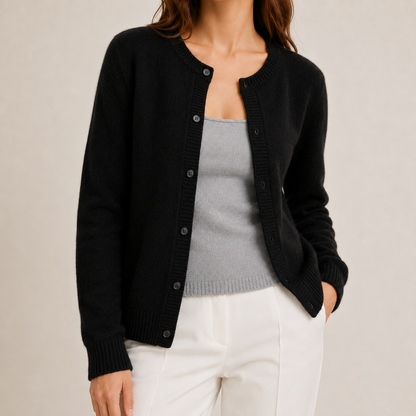 Women's Button-Front Long Cardigan Sweater