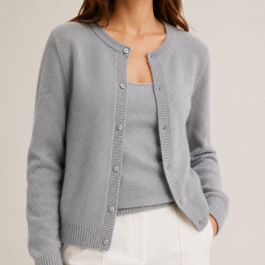Women's Button-Front Long Cardigan Sweater