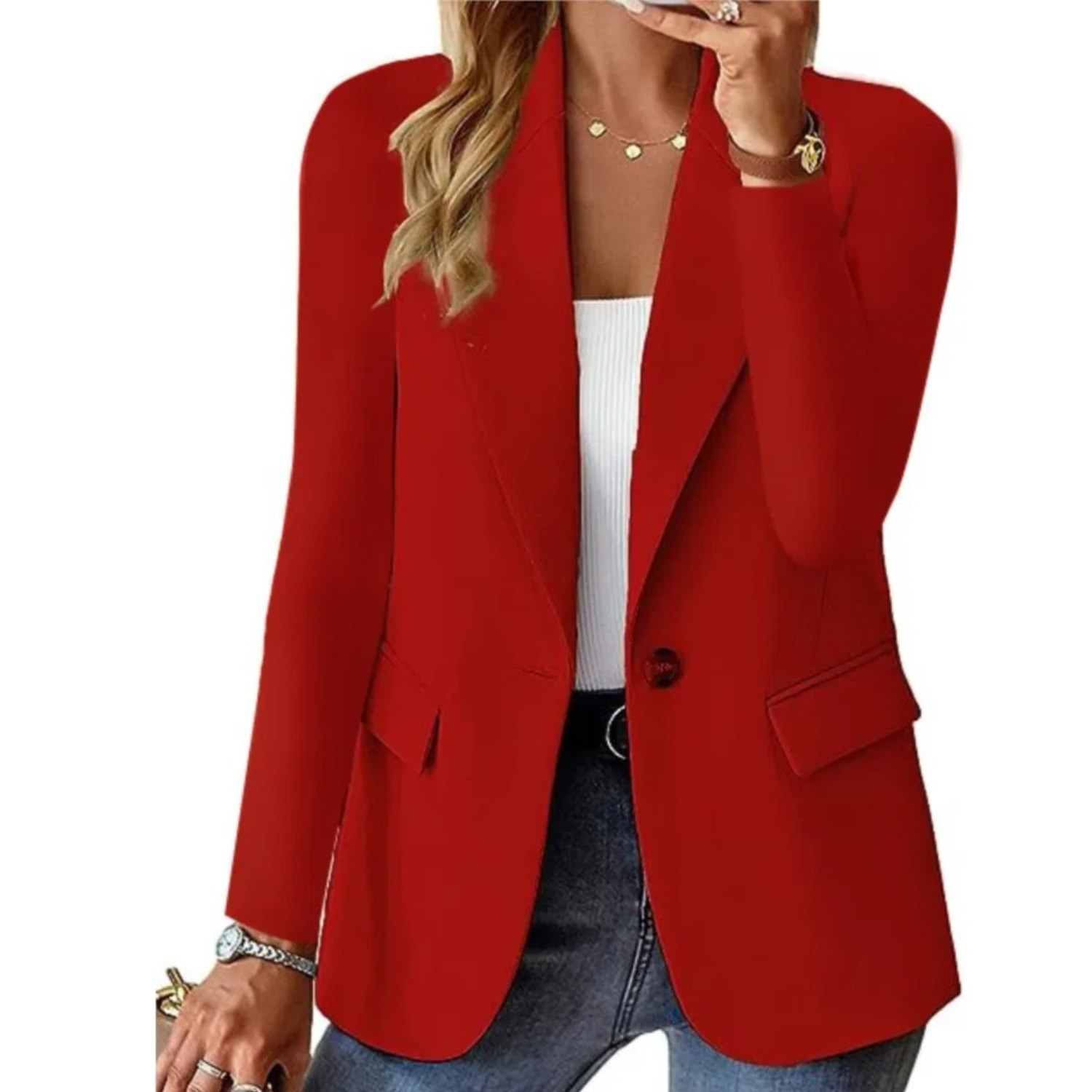 Women's Casual Long Sleeve Blazer
