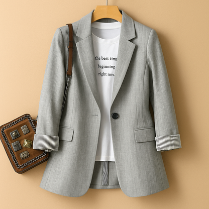 Women's Casual Long Sleeve Blazer