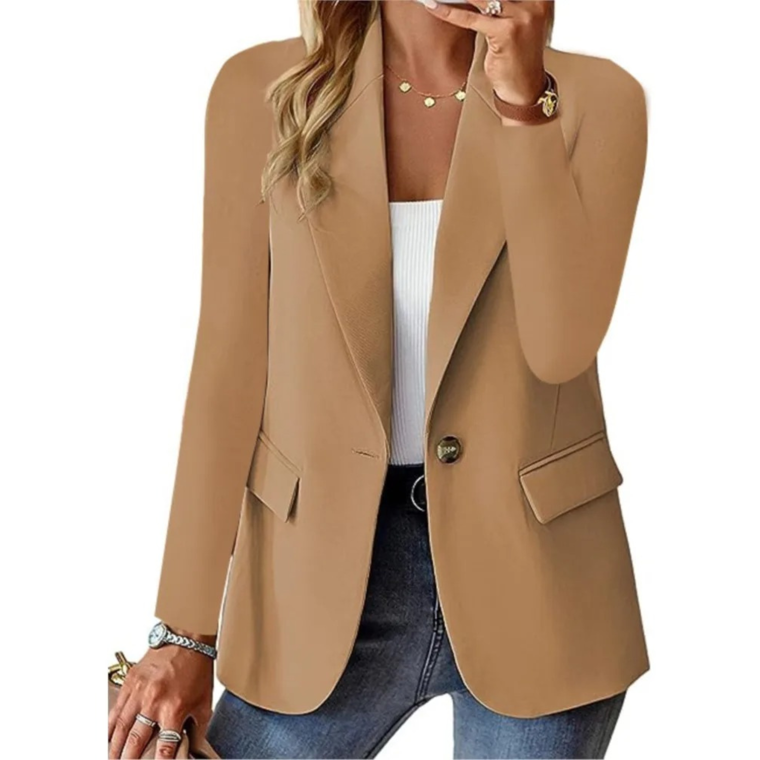 Women's Casual Long Sleeve Blazer