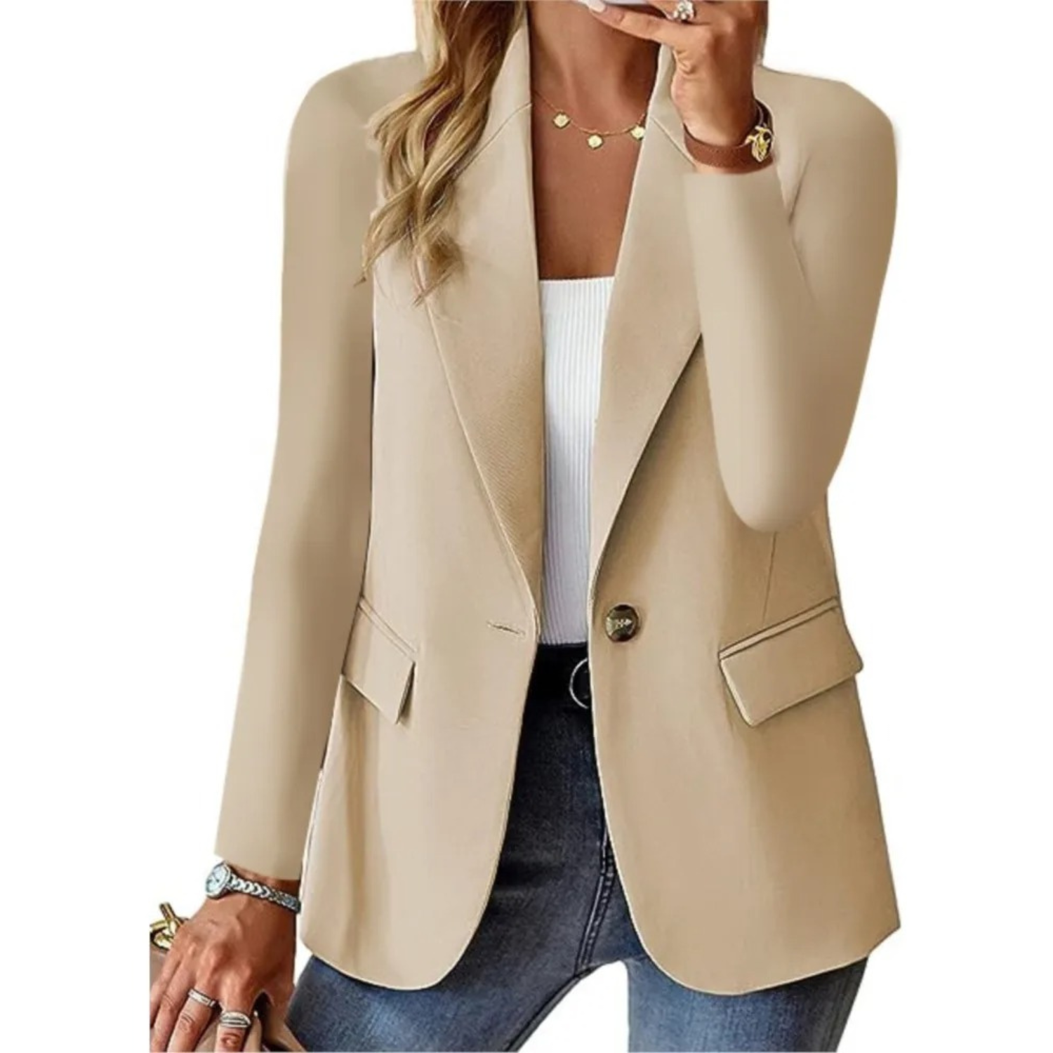 Women's Casual Long Sleeve Blazer