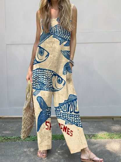 Women's Casual Loose Jumpsuit
