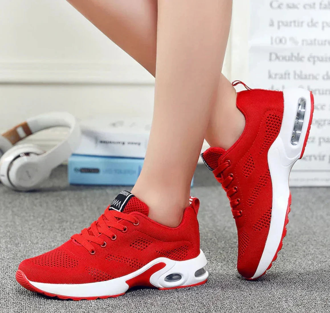 Women's Casual Sneakers with Ergonomic Footbed