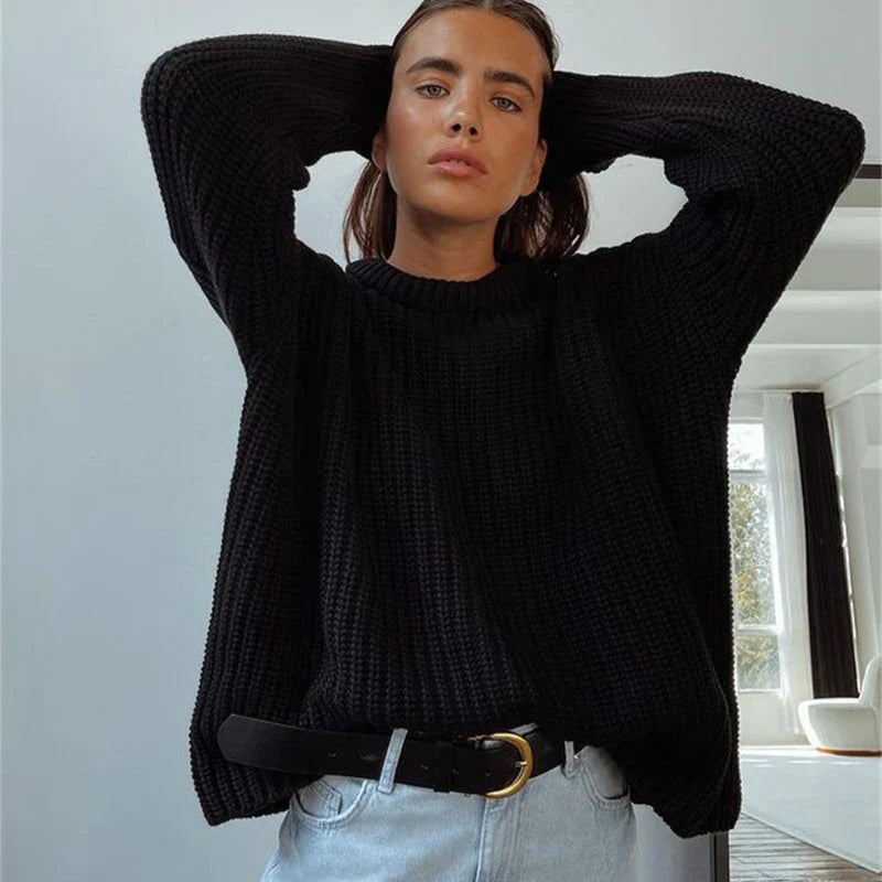 Women's Chunky Knit Oversized Sweater