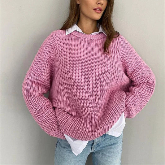Women's Chunky Knit Oversized Sweater