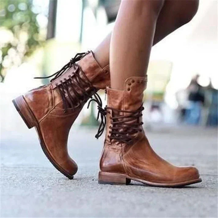 Women's Classic Ankle Boots with Side Zipper
