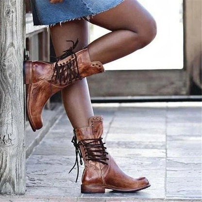 Women's Classic Ankle Boots with Side Zipper