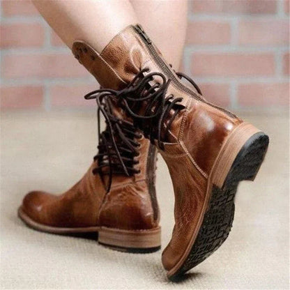 Women's Classic Ankle Boots with Side Zipper