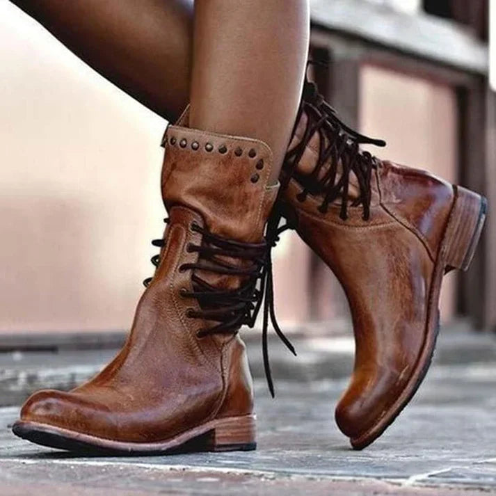 Women's Classic Ankle Boots with Side Zipper