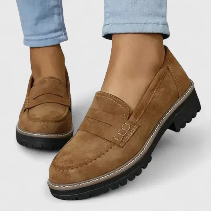 Women's Classic Loafers with Cushioned Insole