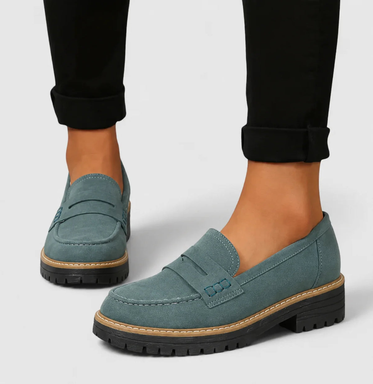 Women's Classic Loafers with Cushioned Insole