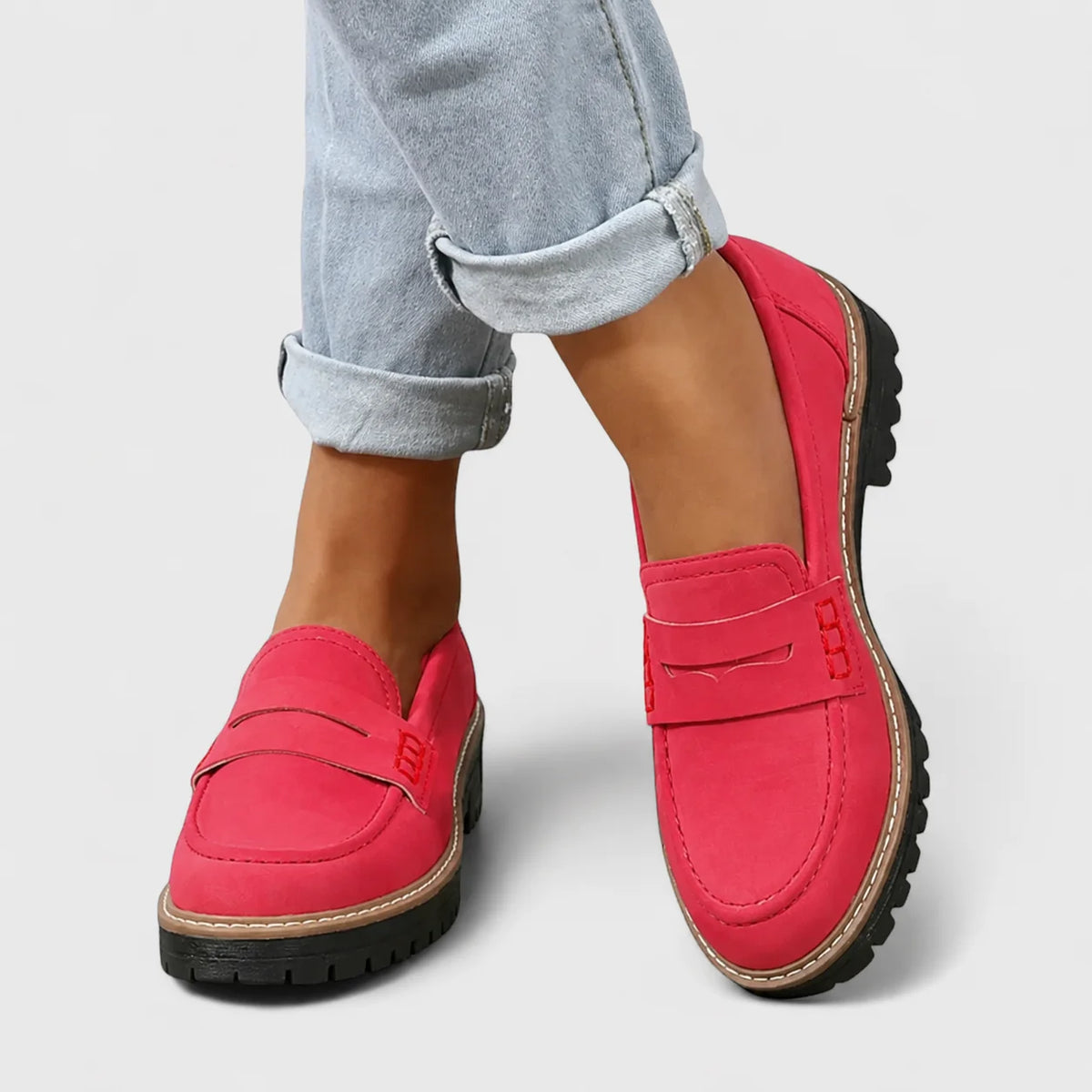 Women's Classic Loafers with Cushioned Insole