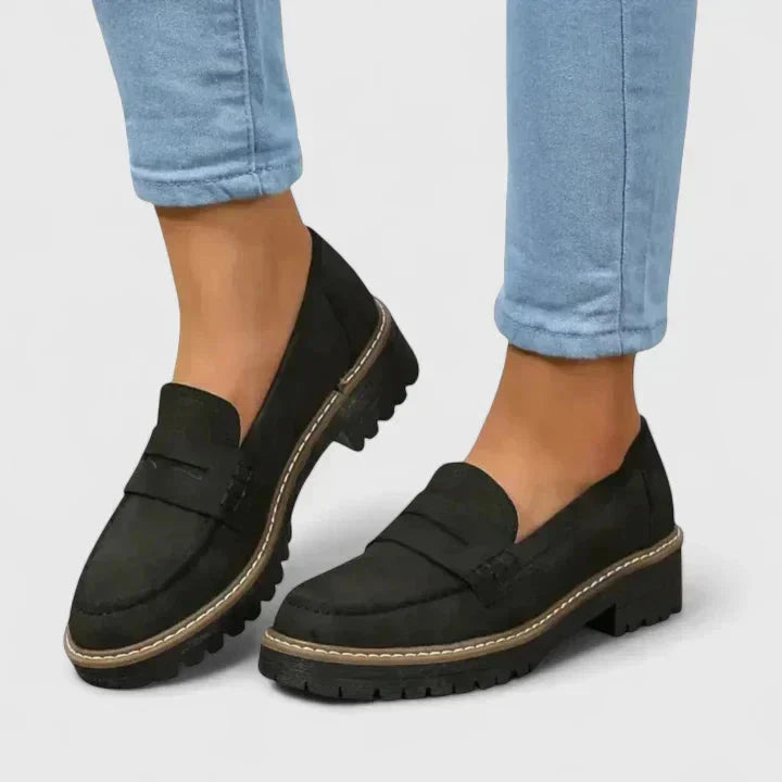 Women's Classic Loafers with Cushioned Insole