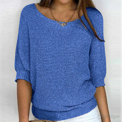 Women's Cross-Knit Sweater