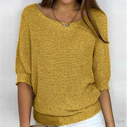 Women's Cross-Knit Sweater