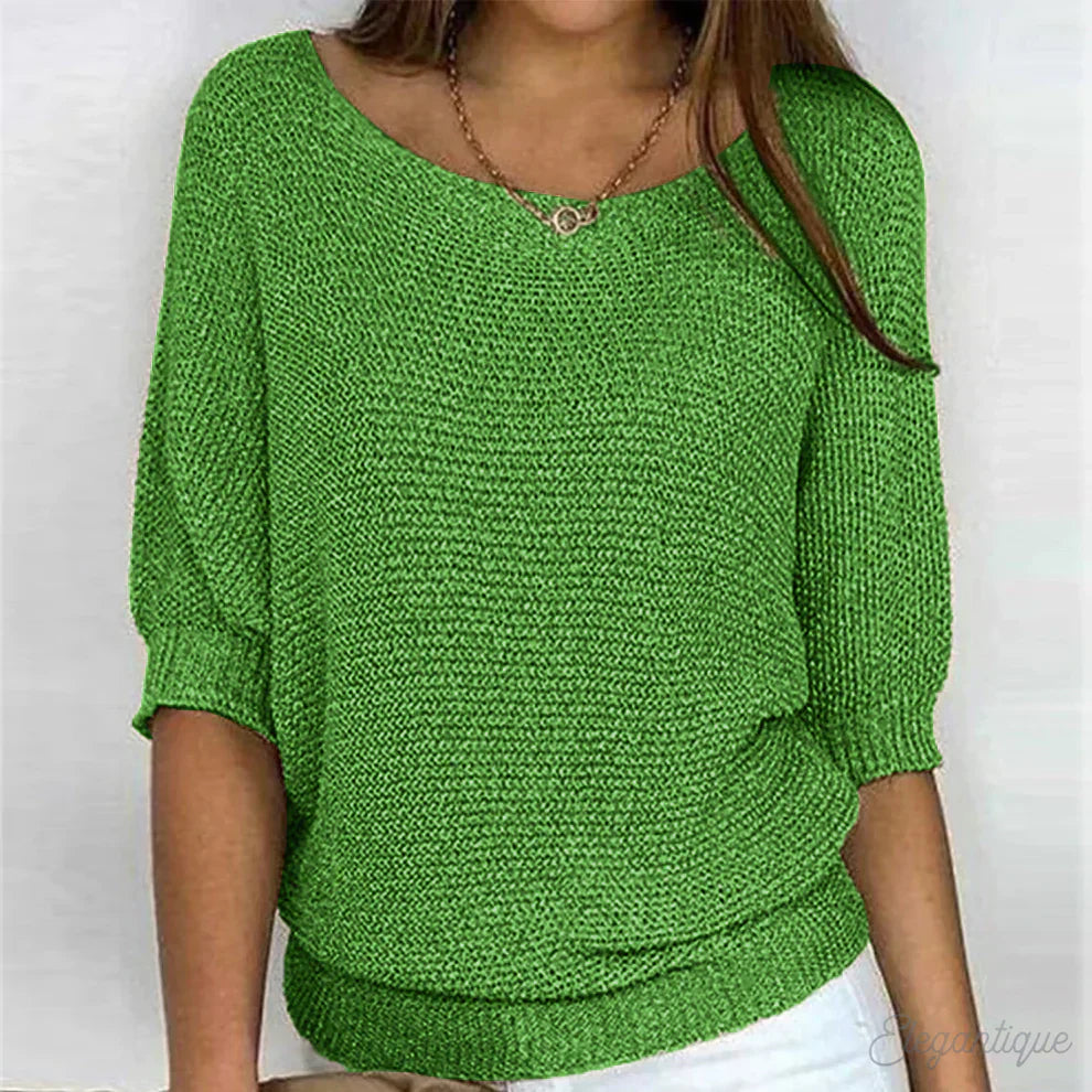 Women's Cross-Knit Sweater
