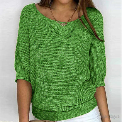 Women's Cross-Knit Sweater